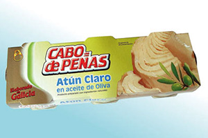 Light Meat Tuna in olive oil 3x80gr Cabo de Peñas